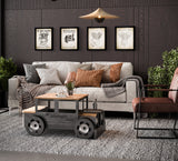 Glory Days Brown/Gray Vintage Car Coffee Table