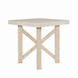 Sierrafina Almond Square End Table