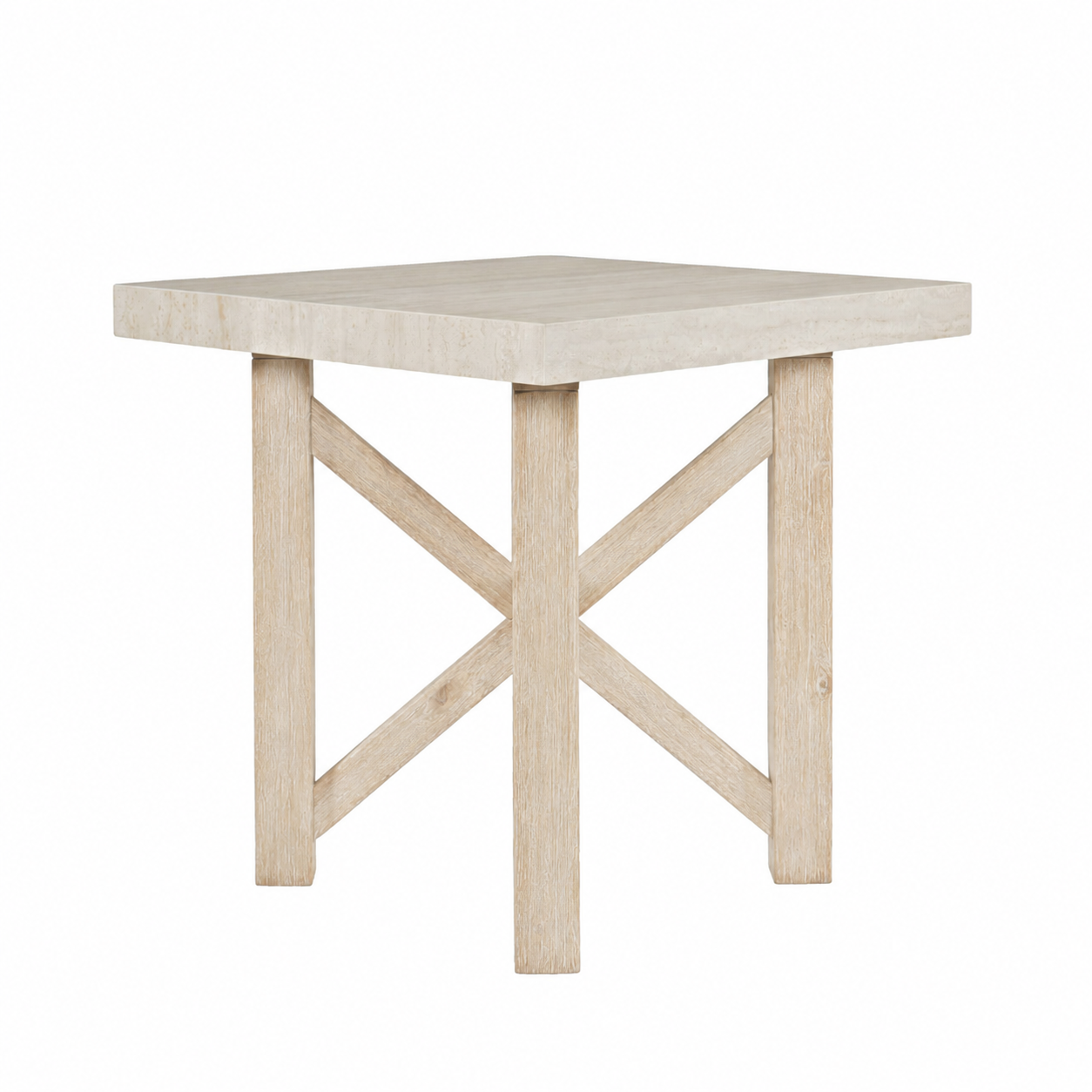 Sierrafina Almond Square End Table