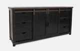 Madison County Vintage Black 70 Barn Door Server