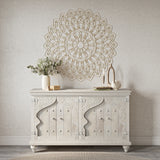 Taj White Accent Cabinet