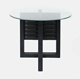 Altamonte Dark Charcoal Round Counter Dining Table