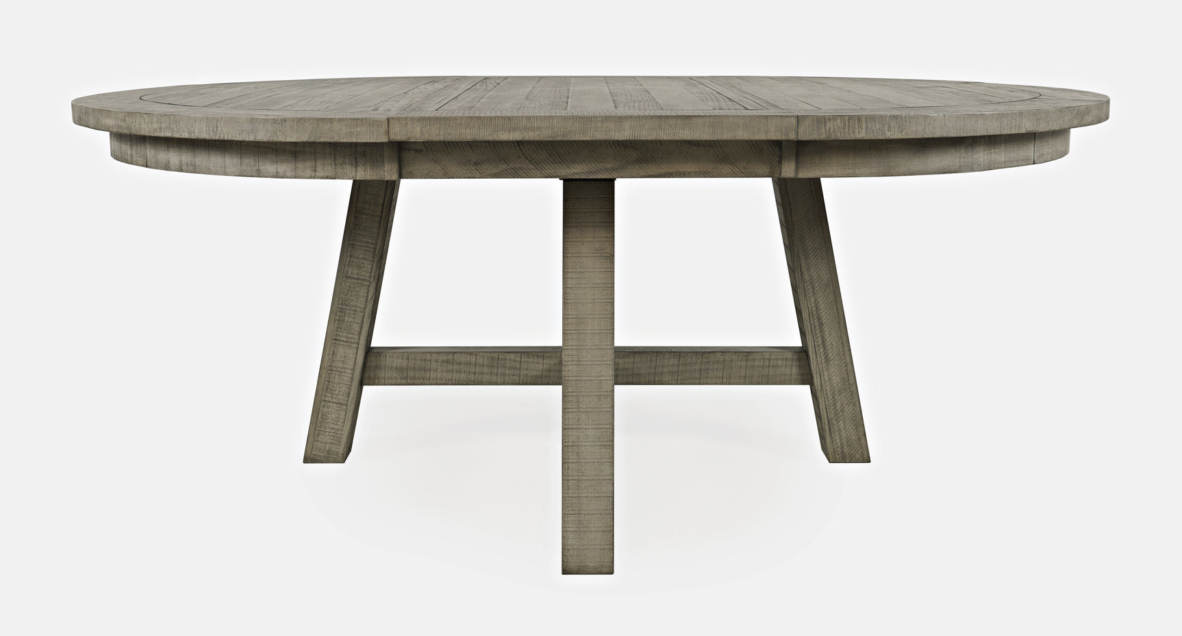 Telluride Driftwood Round Ext Dining Table