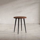 Prelude Walnut Round End Table