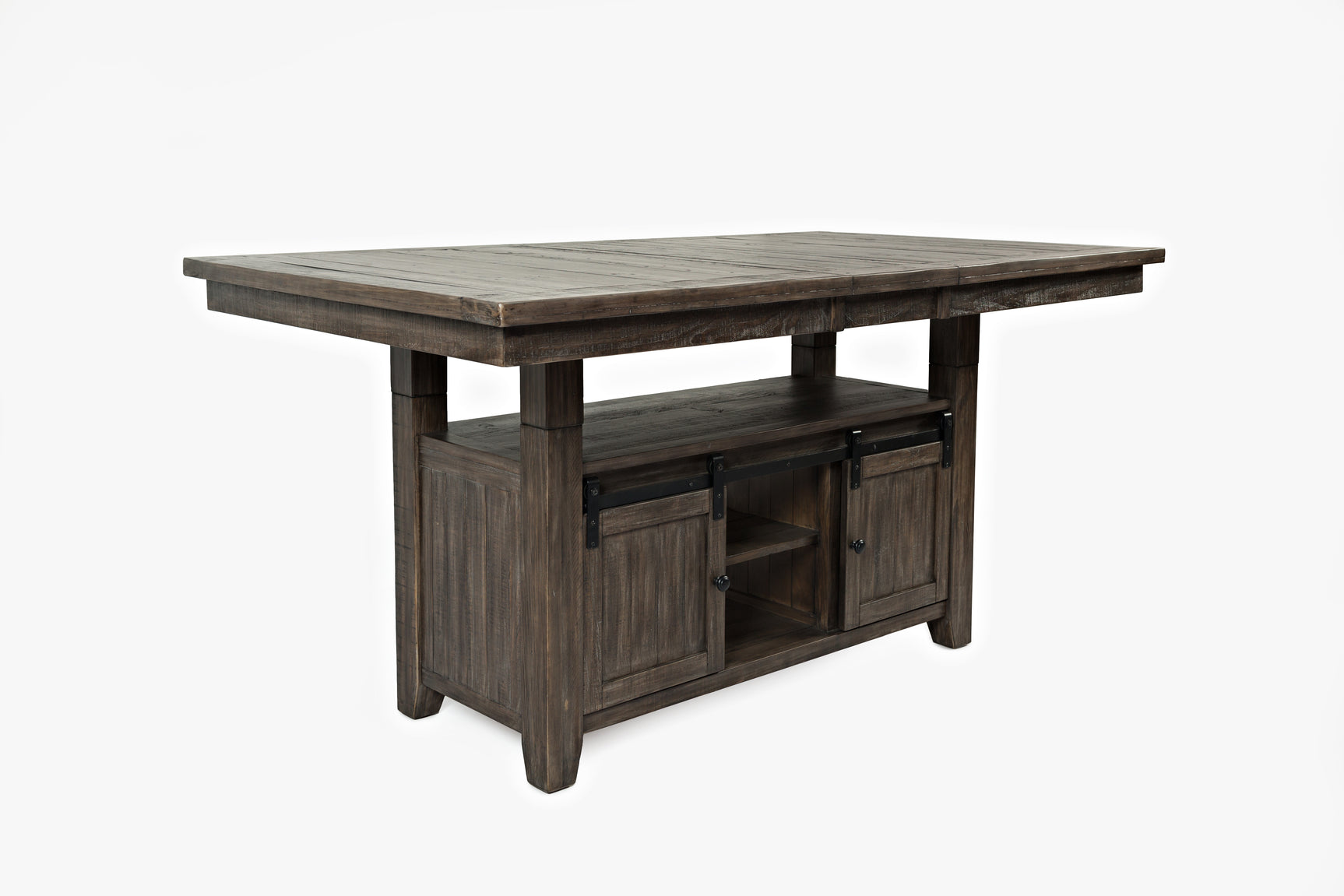 Madison County Barnwood High/Low Ext Dining Table