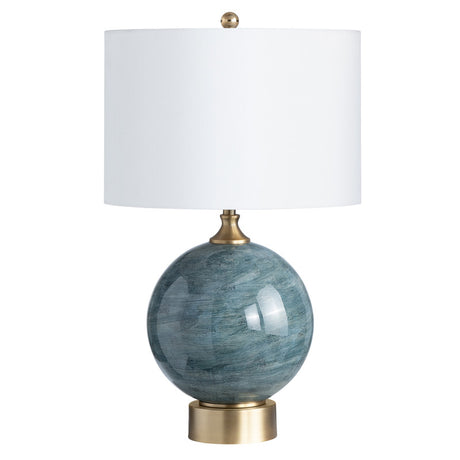 Downs Teal Table Lamp - Ornate Home