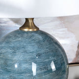 Downs Teal Table Lamp - Ornate Home