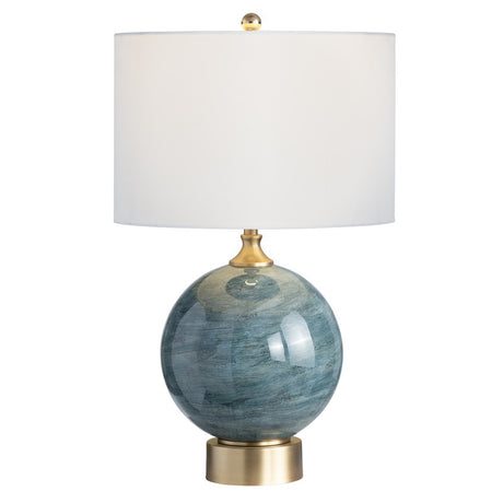 Downs Teal Table Lamp - Ornate Home