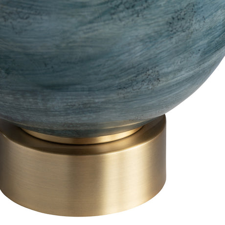 Downs Teal Table Lamp - Ornate Home