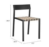 Draco Black Dining Chair (Set of 2)