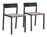 Draco Black Dining Chair (Set of 2)