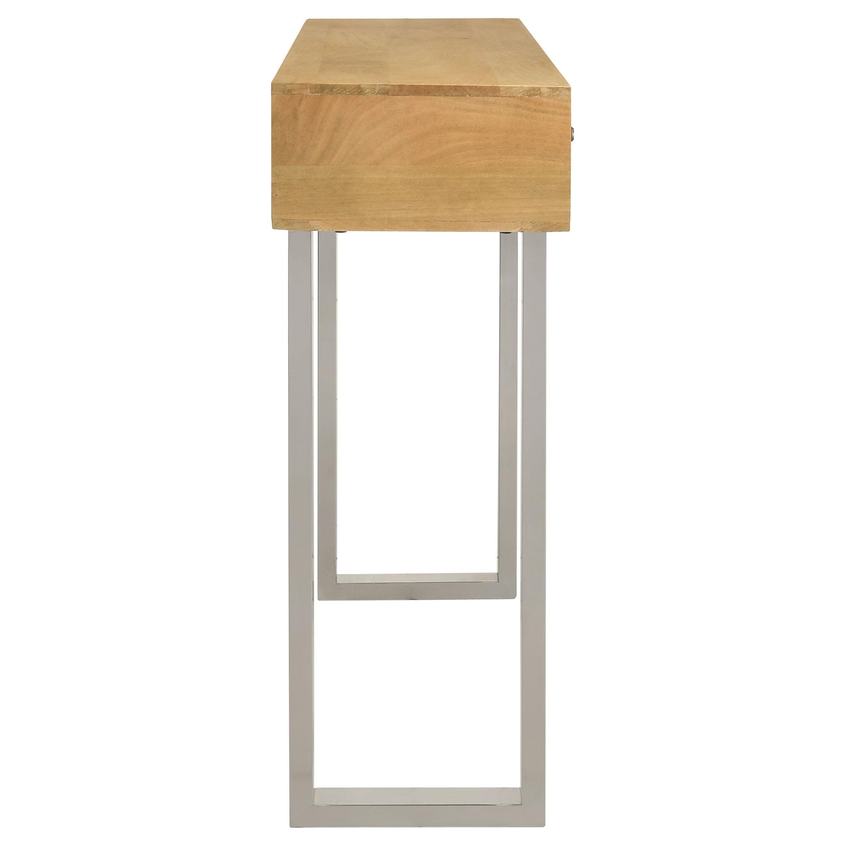 Draco Natural 2-drawer Console Table Hand Carved Details - Ornate Home