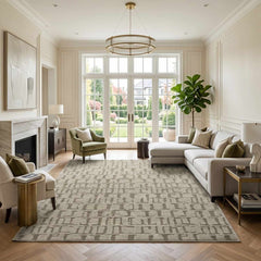 Dragan Green Modern Washable Area Rug - Ornate Home