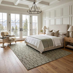 Dragan Green Modern Washable Area Rug - Ornate Home