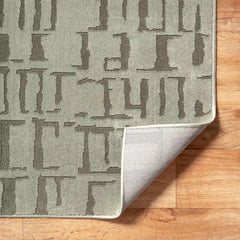 Dragan Green Modern Washable Area Rug - Ornate Home