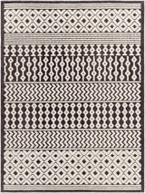 Drago Black Trellis Washable Rug - Clearance - Ornate Home