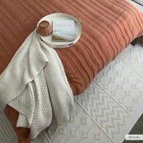 Drago White Washable Area Rug - Ornate Home