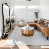 Drago White Washable Area Rug - Ornate Home