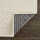 Drago White Washable Area Rug - Ornate Home