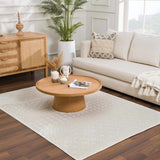 Drago White Washable Area Rug - Ornate Home