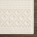 Drago White Washable Area Rug - Ornate Home