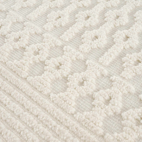 Drago White Washable Area Rug - Ornate Home