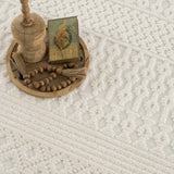 Drago White Washable Area Rug - Ornate Home
