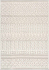 Drago White Washable Area Rug - Ornate Home