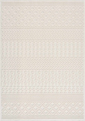 Drago White Washable Area Rug - Ornate Home
