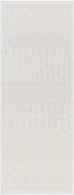 Drago White Washable Area Rug - Ornate Home