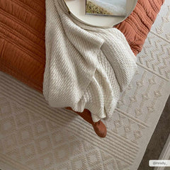 Drago White Washable Area Rug - Ornate Home
