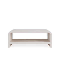 Drake Ash Wood Coffee Table in Sugar - Ornate Home