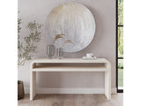 Drake Ash Wood Console Table in Sugar - Ornate Home
