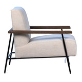 Drake Cream Occasional Chair - Ornate Home