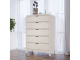 Drake Five Drawer Chest in Sugar - Ornate Home