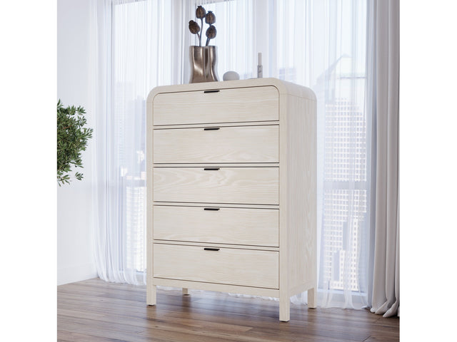 Drake Five Drawer Chest in Sugar - Ornate Home