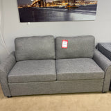 Drake Gray Linen Fold-out Full Sleeper Sofa - Ornate Home