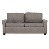 Drake Gray Linen Fold-out Full Sleeper Sofa - Ornate Home