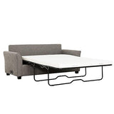 Drake Gray Linen Fold-out Full Sleeper Sofa - Ornate Home