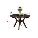 Drake Round Dining Table in Espresso 16250 - Ornate Home