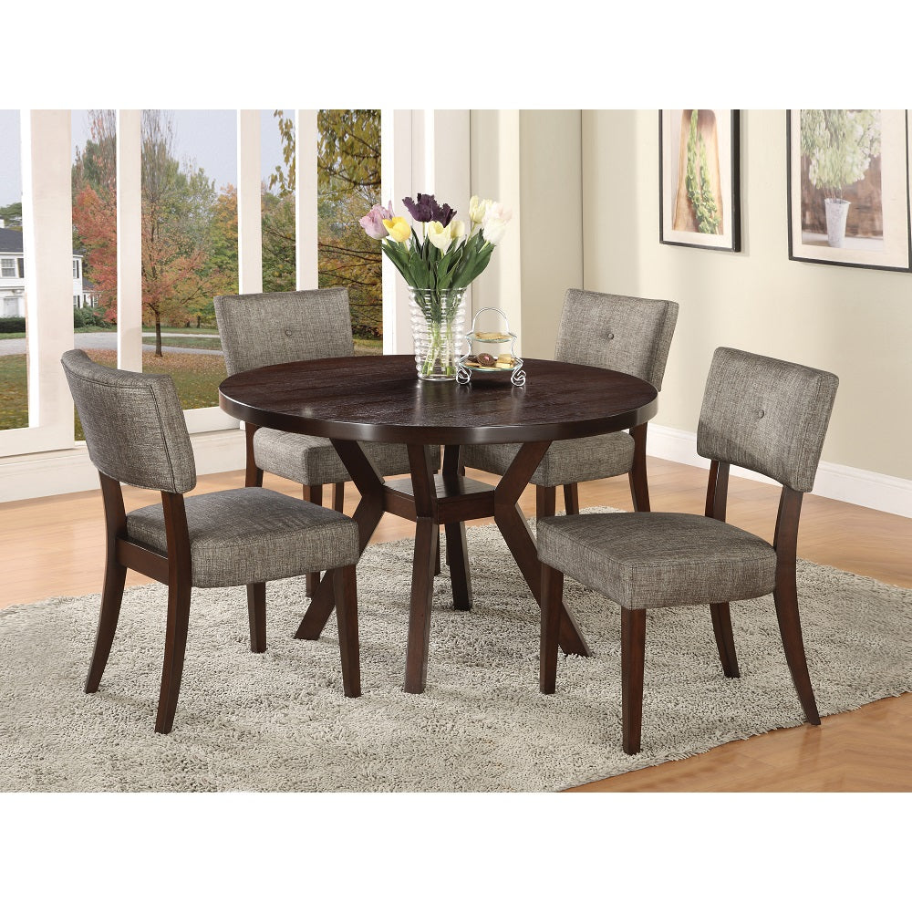 Drake Round Dining Table in Espresso 16250 - Ornate Home