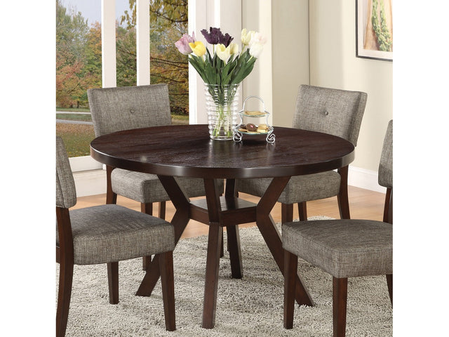 Drake Round Dining Table in Espresso 16250 - Ornate Home