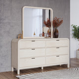 Drake Six Drawer Dresser in Sugar - Ornate Home