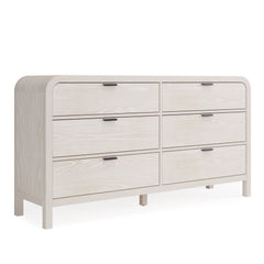 Drake Six Drawer Dresser in Sugar - Ornate Home