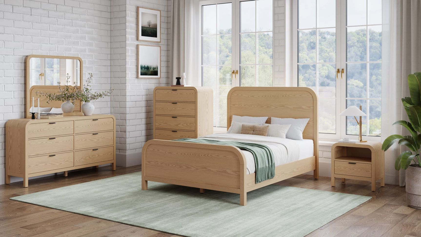 Drake Timber Full Bed - Ornate Home