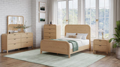 Drake Timber Two Drawer Nightstand W/USB - Ornate Home