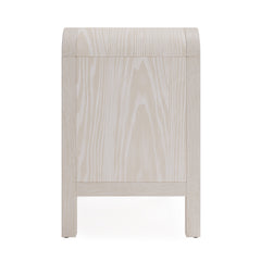 Drake Two Drawer USB-Charging Nightstand in Sugar - Ornate Home