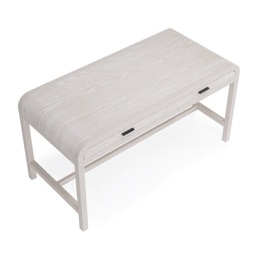 Drake Two Drawer Writing Desk in Sugar - Ornate Home