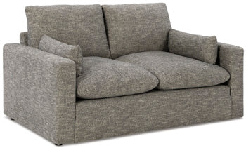 Dramatic Granite Fabric Loveseat (Online Special Price) - Ornate Home