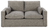 Dramatic Granite Fabric Loveseat (Online Special Price) - Ornate Home